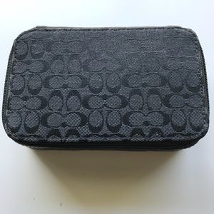 Coach travel jewelry box